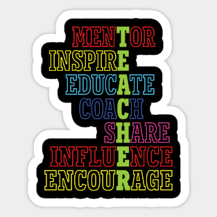 teacher definition Sticker